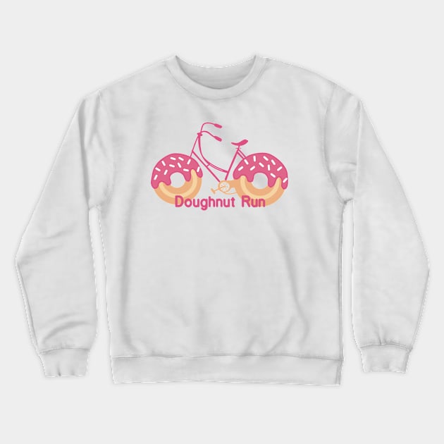 Doughnut Run Crewneck Sweatshirt by Nataliatcha23